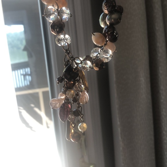 Chico’s Bronze Multicolored Beaded Necklace - Picture 4 of 4